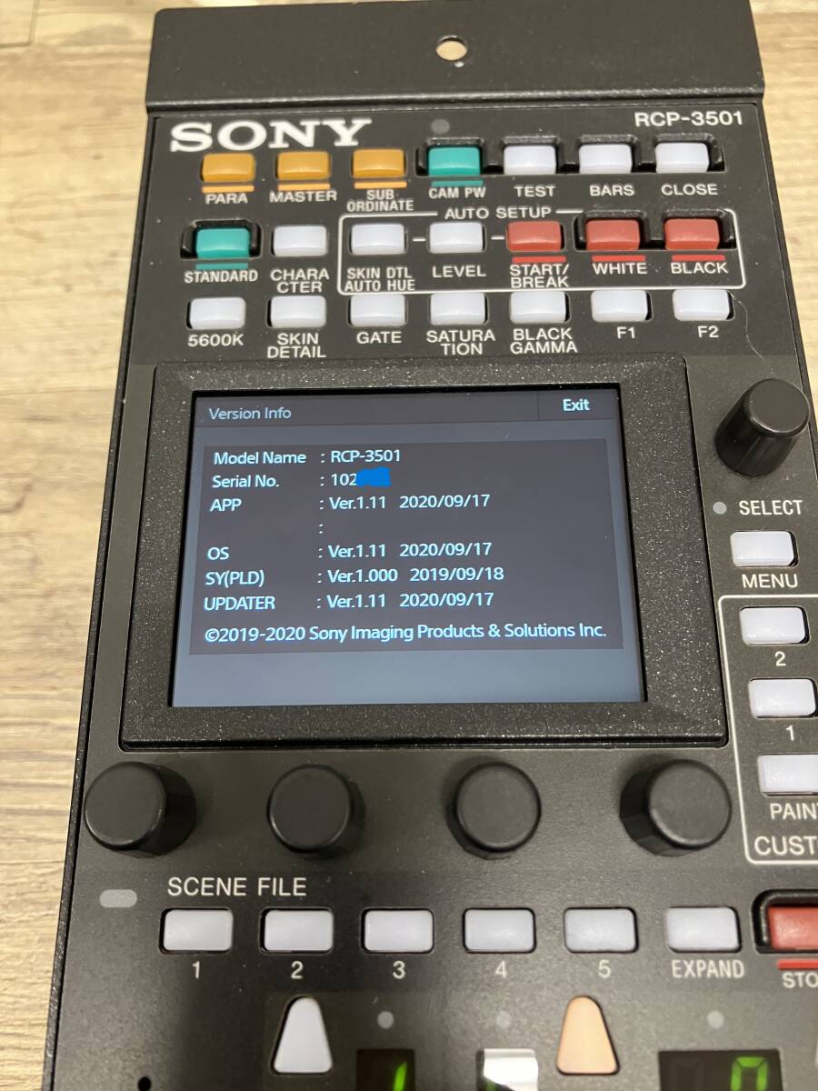 Sony RCP-3501 Broadcast Camera Remote Control Panel [n1229527388]