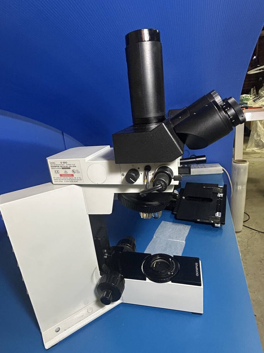 Olympus BX50F4 Biological Microscope with Trinocular Head [b1231849372]