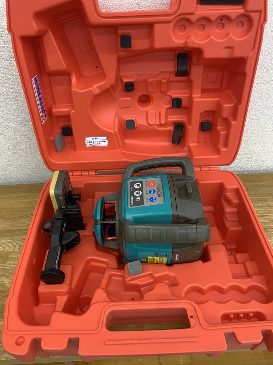 Sokkia LP610 Automatic Level with LR300X Long Range Receiver (for parts or not working) [r1233878062]