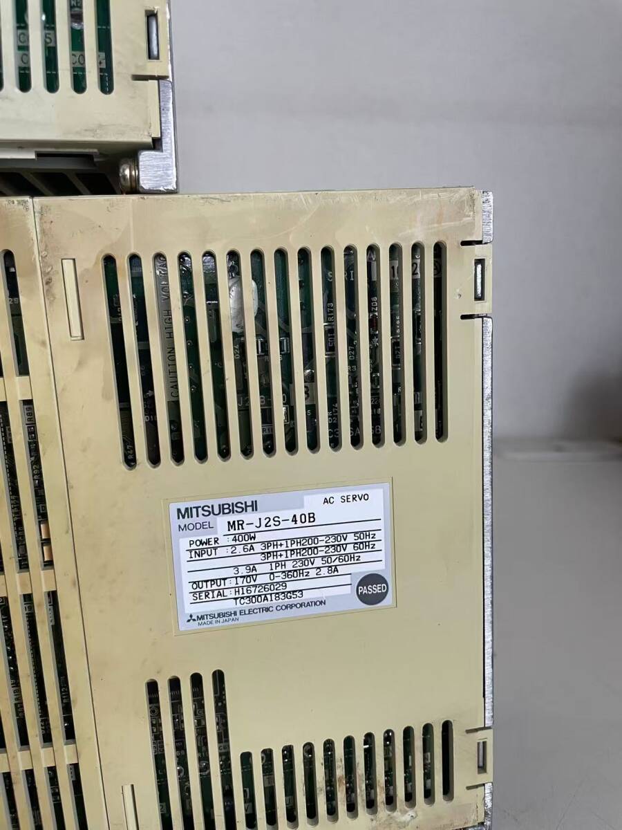 Mitsubishi Electric MR-J2S-40AB Servo Amplifier 400W (as-is) [j1234858284]