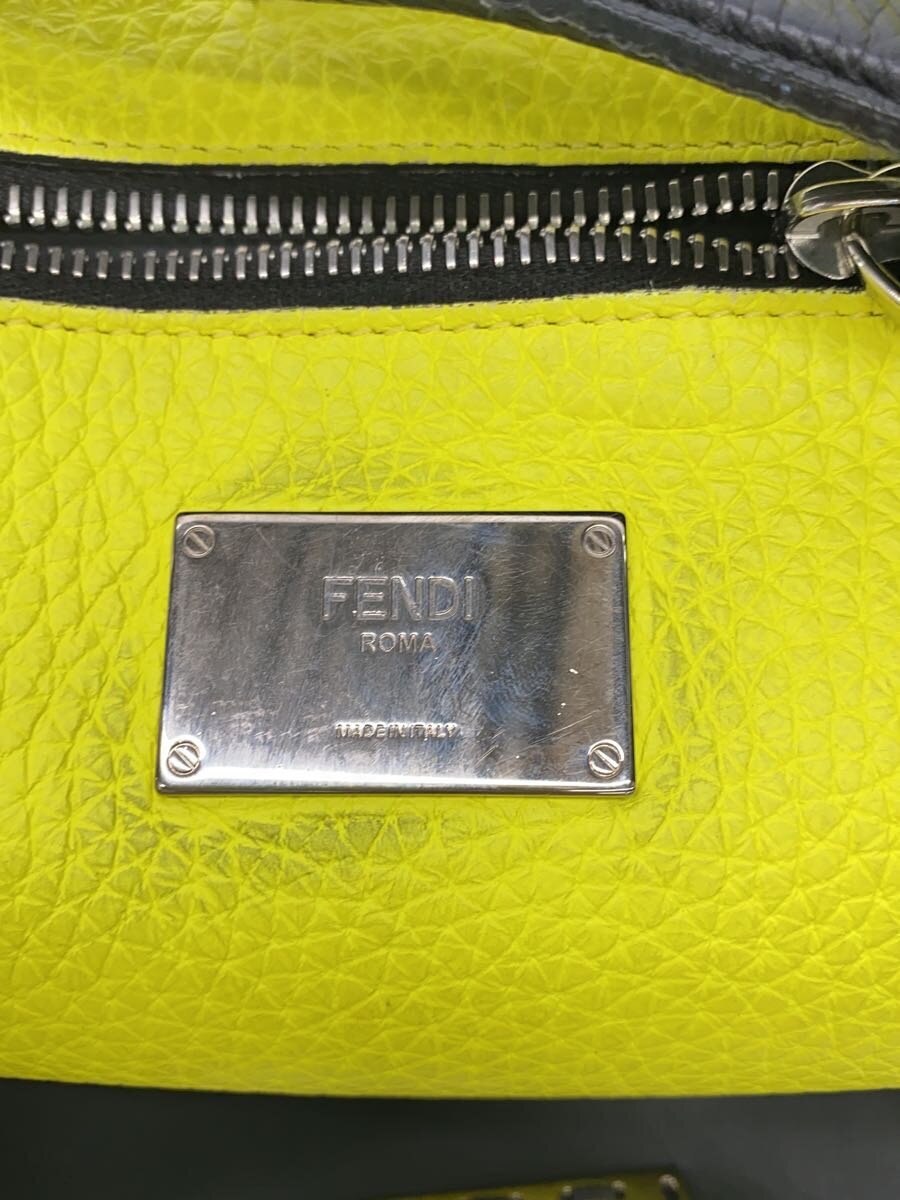 FENDI Peekaboo X-Lite Tote Bag Leather Black [f1235868320]