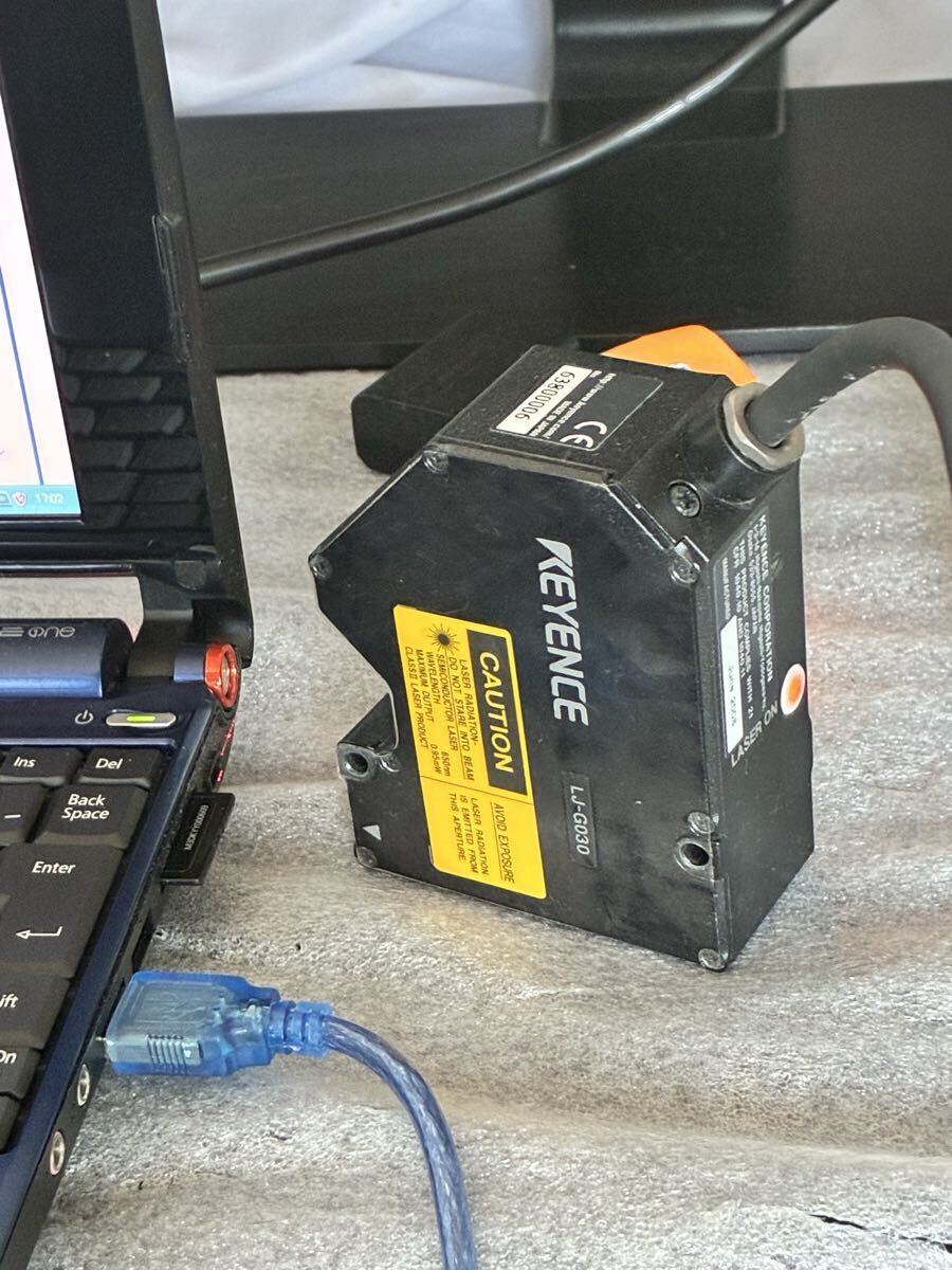 Keyence LJ-G5000 2D Laser Displacement Sensor Controller with LJ-G030 Head and Monitor [r1236509222]