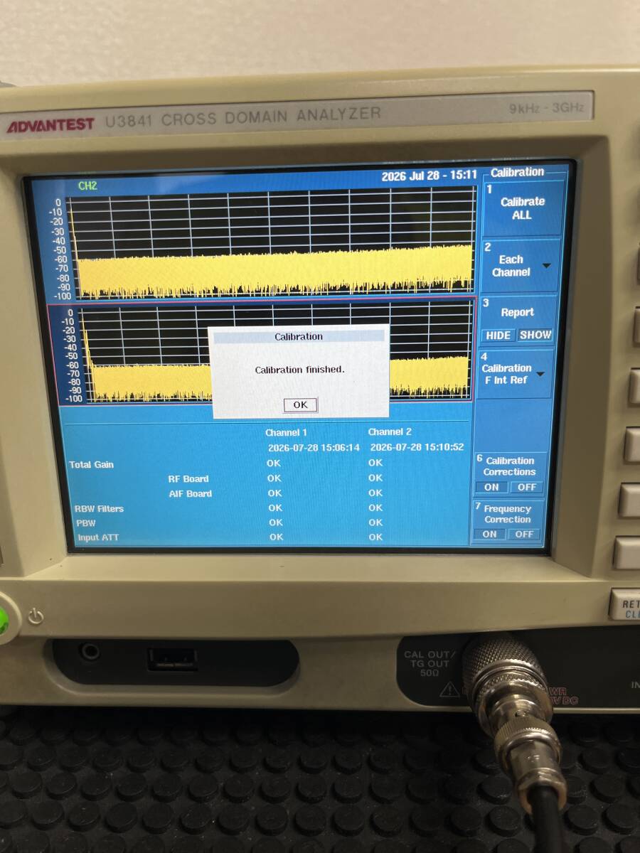 Advantest U3841 Cross Domain Analyzer OPT 76 TG 28 EMC Filter [x1239253968]