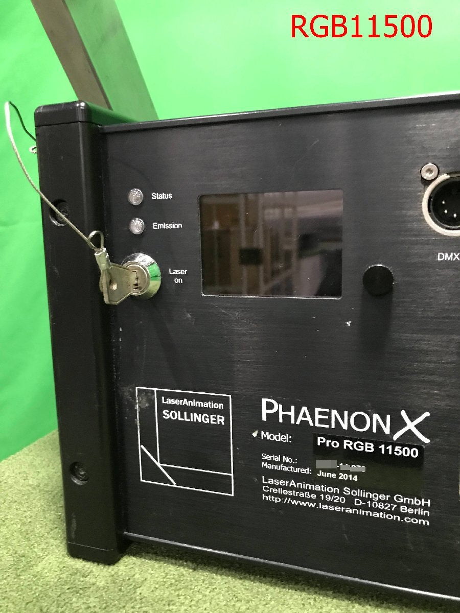 LaserAnimation SOLLINGER PHAENON X Pro RGB 5500 Projector 2 Units (for parts or not working) [f1239481585]