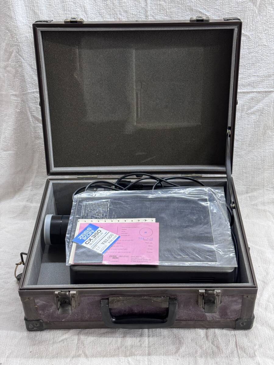 ZEISS IKON CX 350 Slide Projector with 2 New Replacement Lamps (as-is) [k1239795229]
