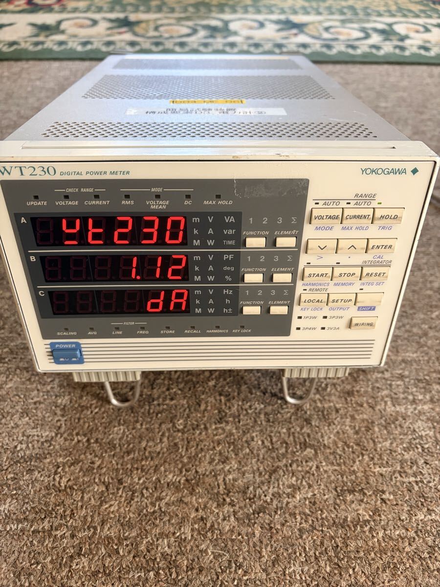 Yokogawa WT230 Digital Power Meter 3-Phase 3-Wire [s1240075993]