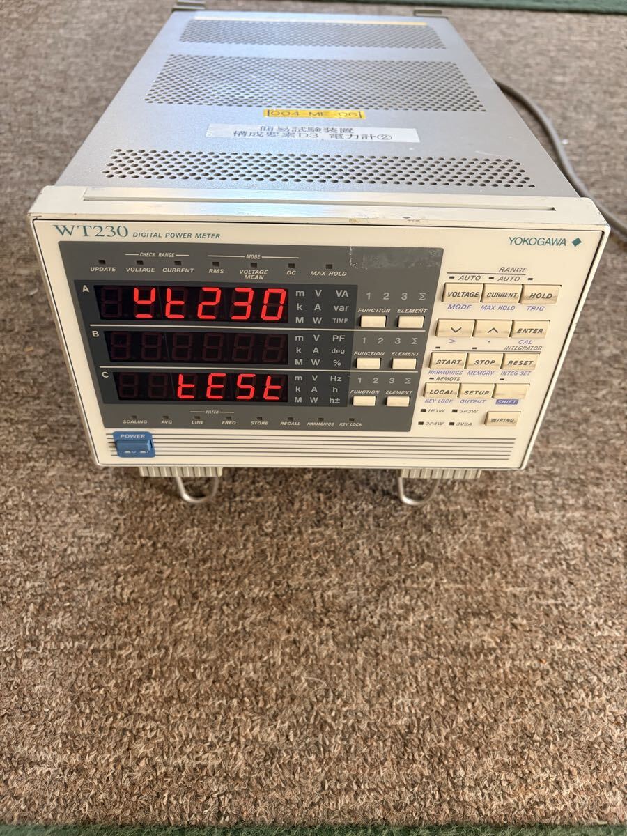 Yokogawa WT230 Digital Power Meter 3-Phase 3-Wire [s1240075993]