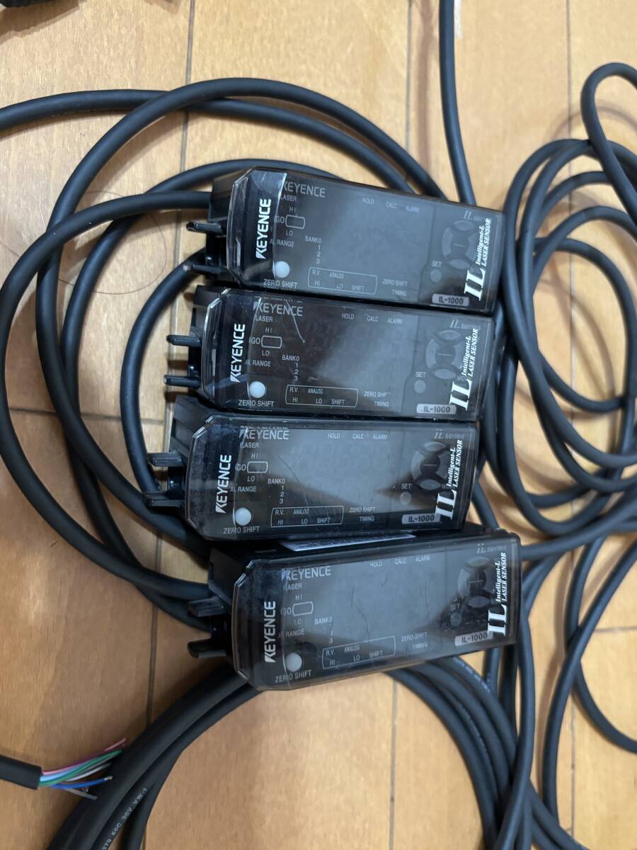 Keyence IL-1000 IL-600 OP-87057 CMOS Laser Sensor Set of 4 [1240440870]