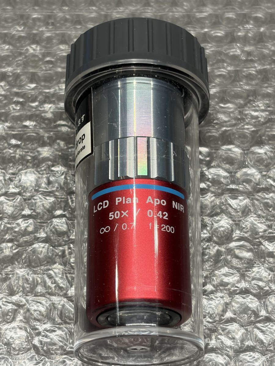 Mitutoyo LCD Plan Apo NIR 50X 0.42 Infinity/0.7 f=200 Microscope Objective Lens [p1241470511]