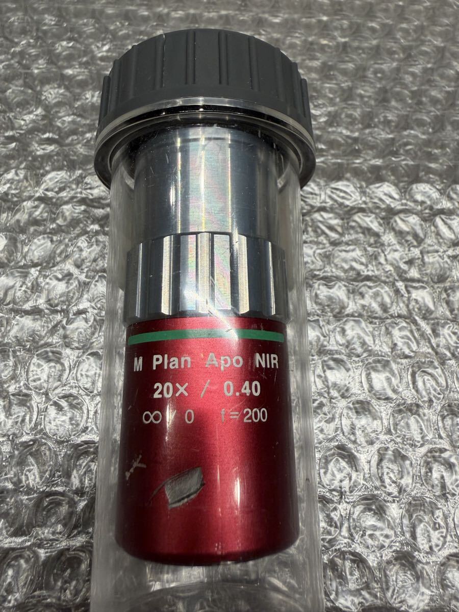 Mitutoyo M Plan Apo NIR 20X 0.40 Infinity Corrected Microscope Objective Lens [f1241459295]