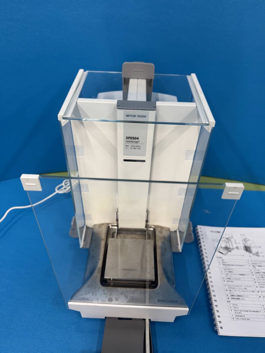 Mettler Toledo XPE504 DeltaRange Analytical Balance Max 101g / 520g d = 0.1mg / 1mg with StaticDetect (as-is) [p1241580360]