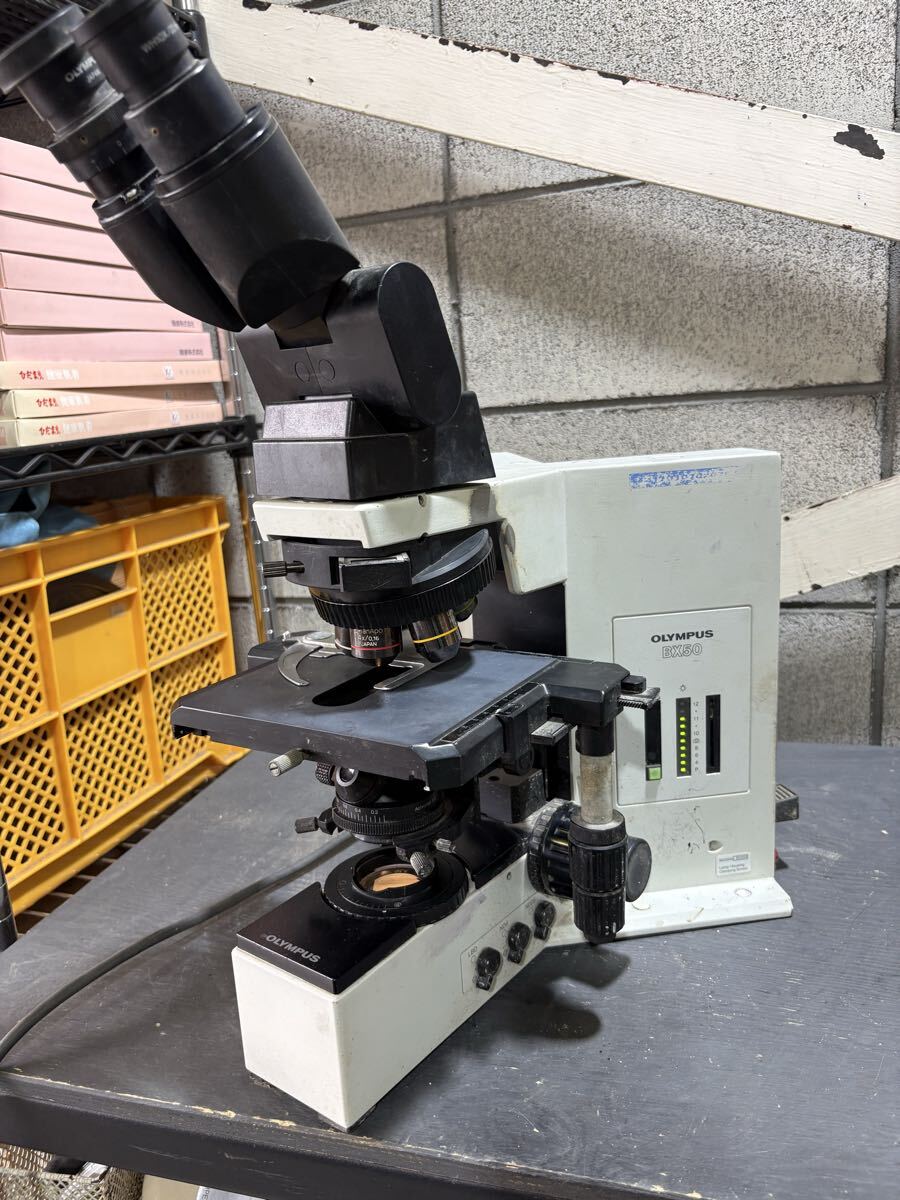 Olympus BX50F Biological Microscope with 5 Lenses (as-is) [l1242628286]