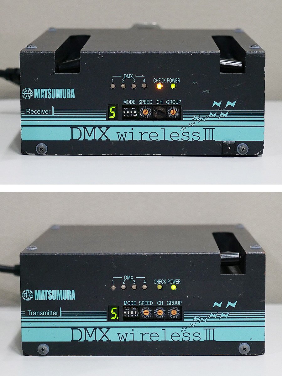 Matsumura DMX Wireless III 5 Units (SS34DXT x1 SS34DXR x4) (for parts or not working) [b1242852379]
