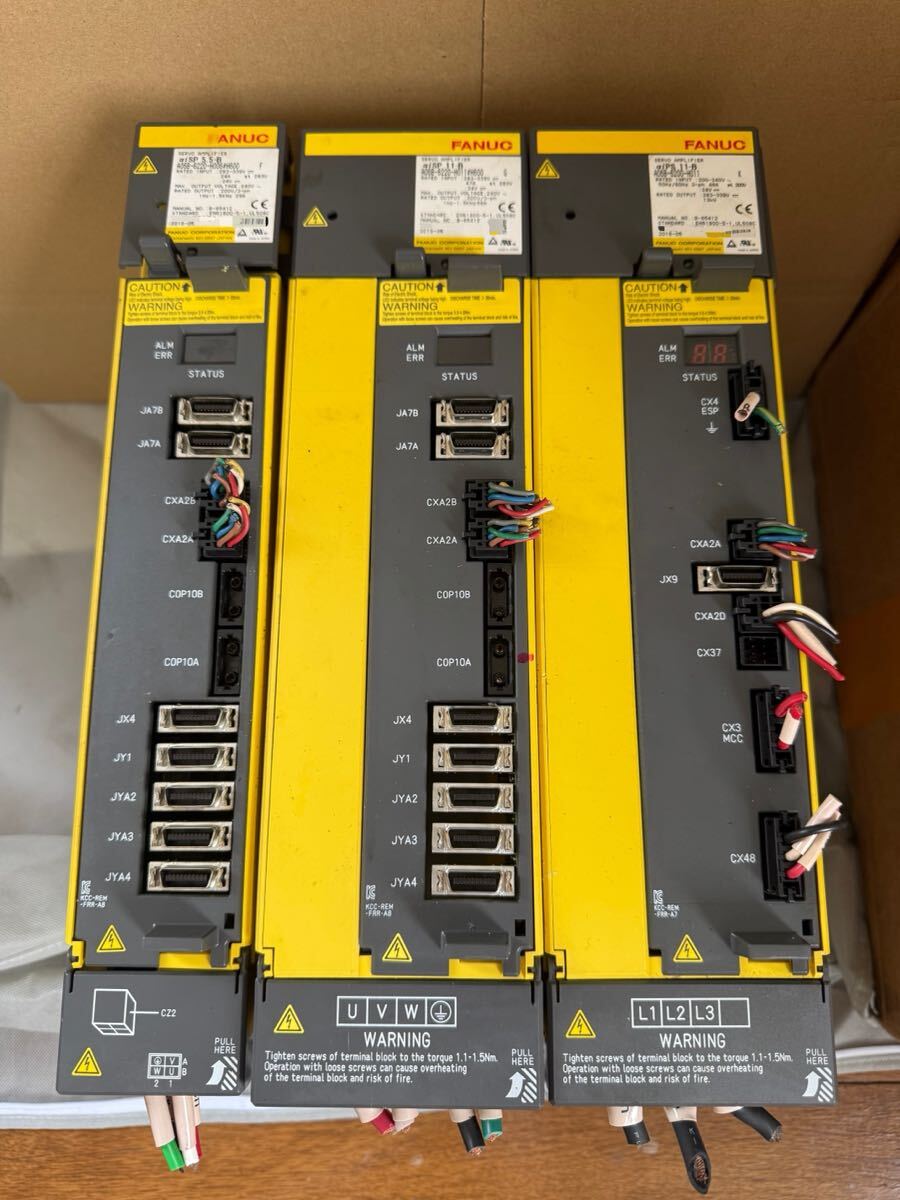 FANUC αiSP 5.5-B αiPS 11-B Servo Amplifier Power Supply 3 Units [e1244525116]