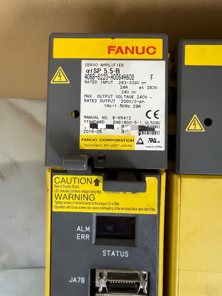 FANUC αiSP 5.5-B αiPS 11-B Servo Amplifier Power Supply 3 Units [e1244525116]