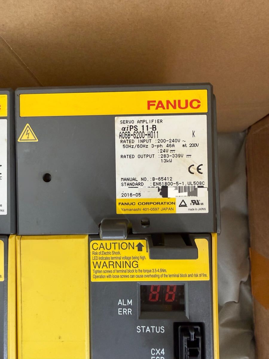 FANUC αiSP 5.5-B αiPS 11-B Servo Amplifier Power Supply 3 Units [e1244525116]