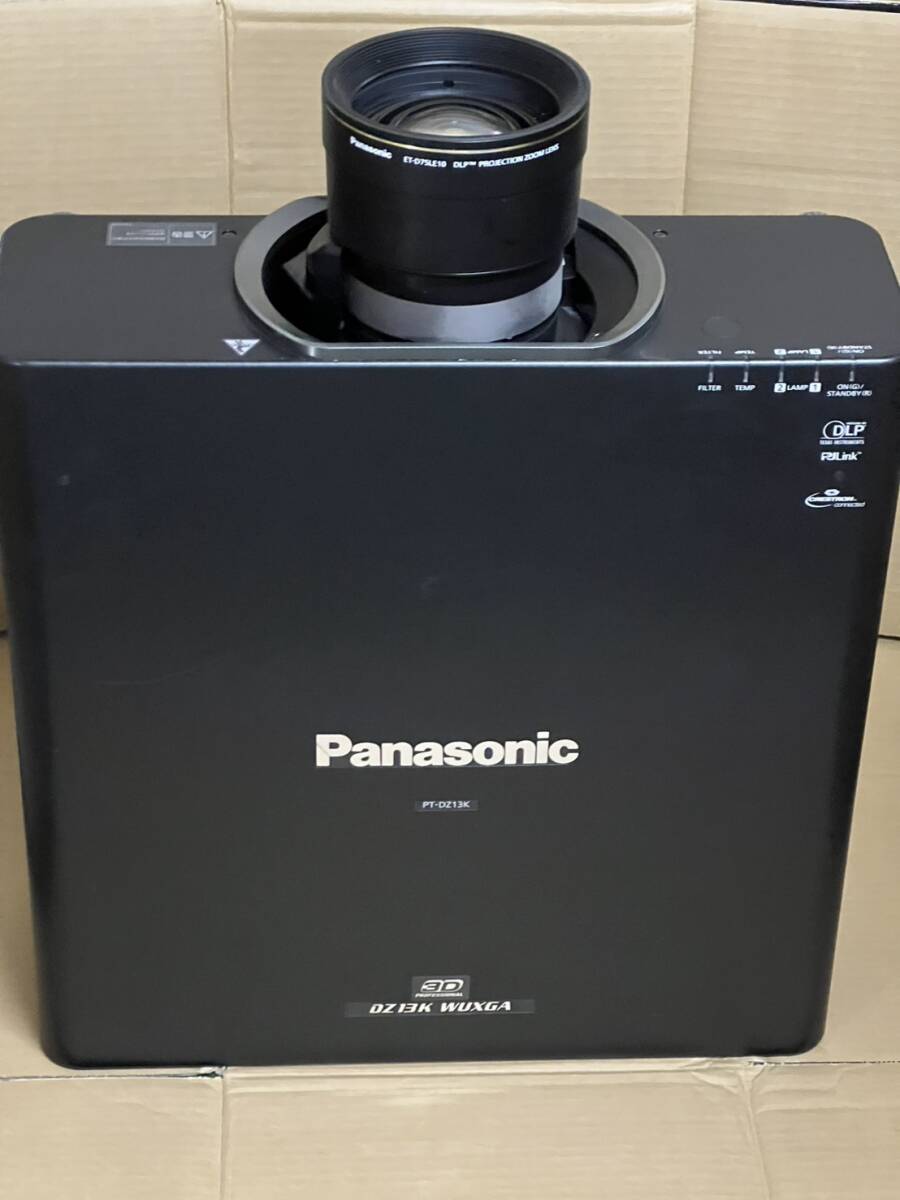 Panasonic PT-DZ13K Projector 12000lm with ET-D75LE10 Lens [j1245198548]