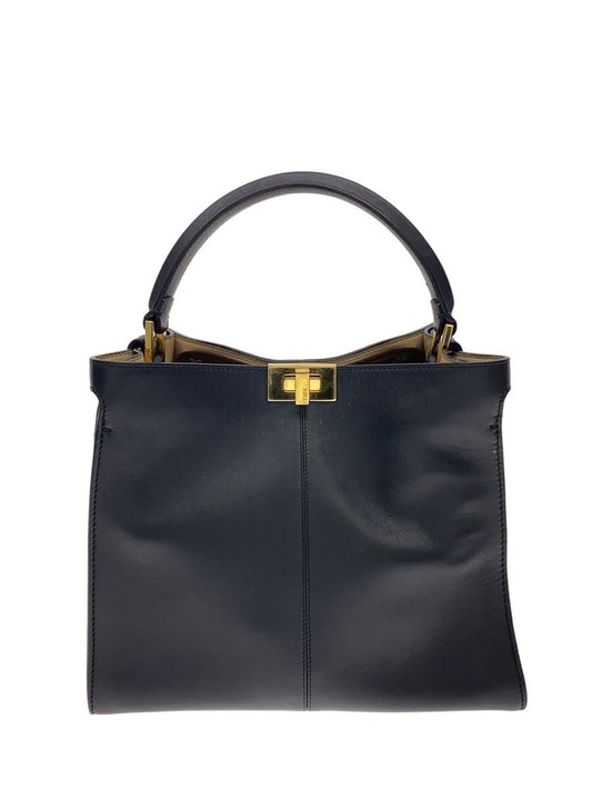 FENDI 8BN310 Peekaboo X-Lite Bag Leather Black [b1245667786]