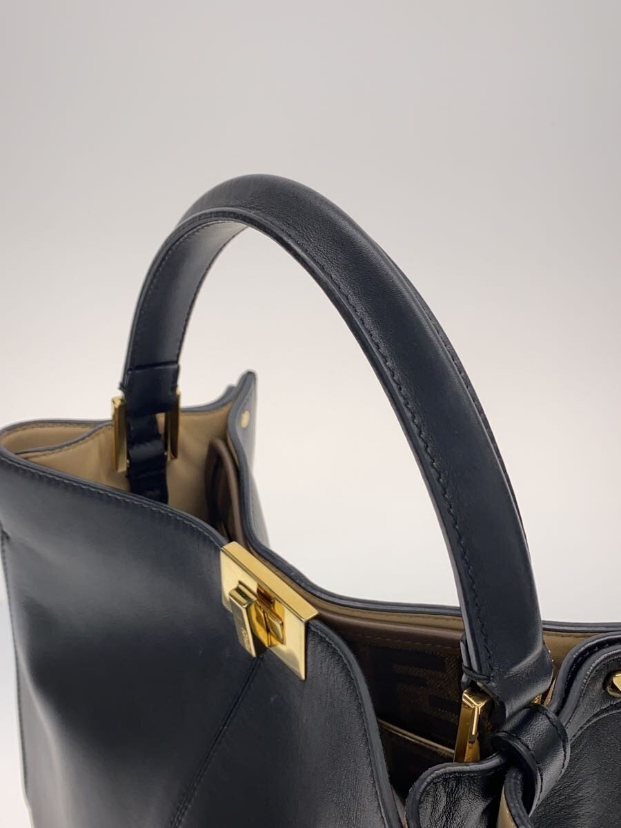 FENDI 8BN310 Peekaboo X-Lite Bag Leather Black [b1245667786]