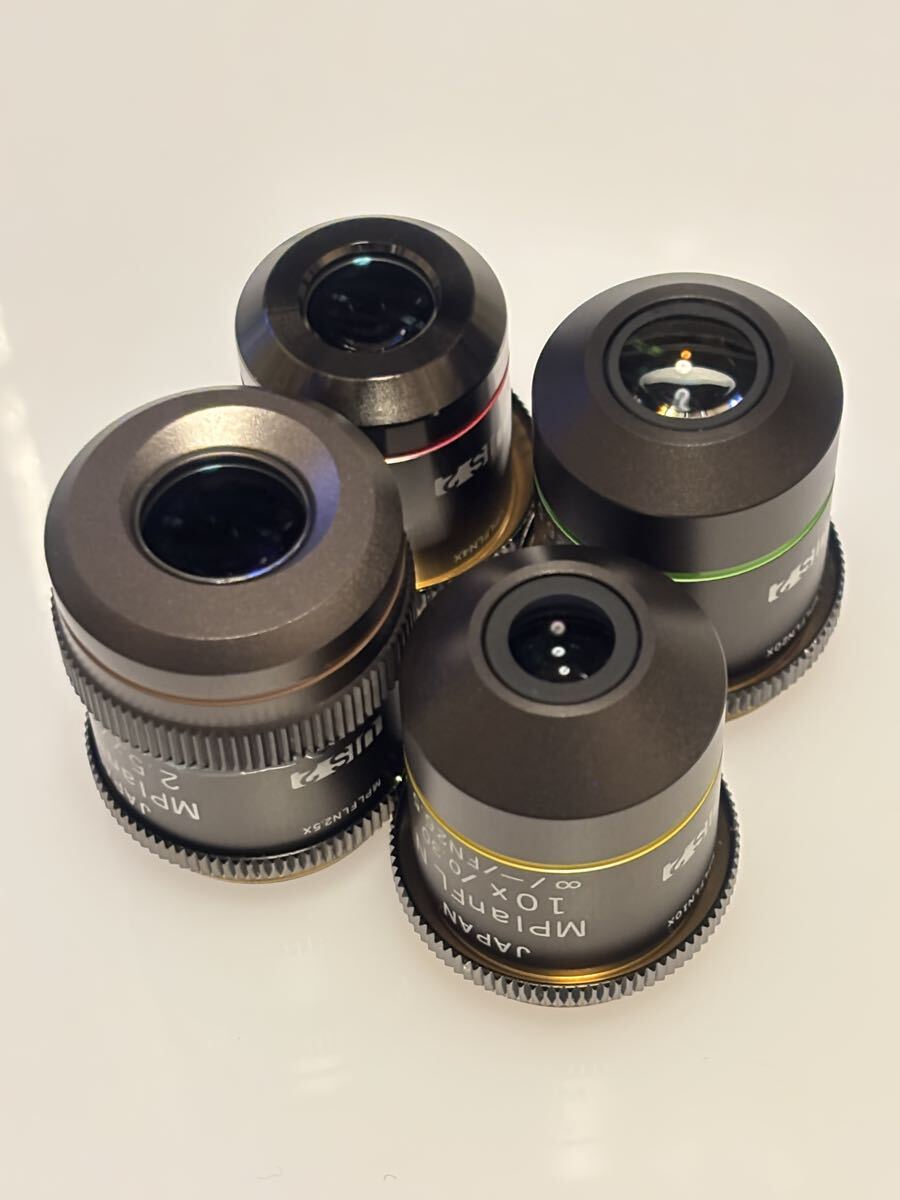 Olympus UPlanFL 4×/0.13 MplanFL 2.5×/0.08 LMPlanFL 20×/0.40 Microscope Objective Lens Pair [s1245775863]