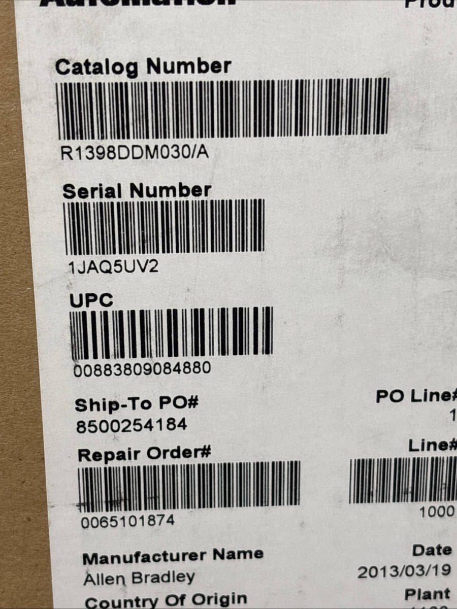 Allen Bradley 1398-DDM-030/A Universal Digital Servo Drive [o1246708713]