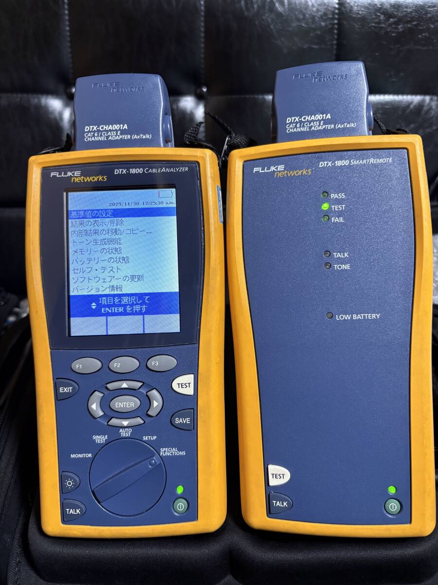 Fluke Networks DTX-1800 Cable Analyzer with Smart Remote Set (as-is) [j1246913578]