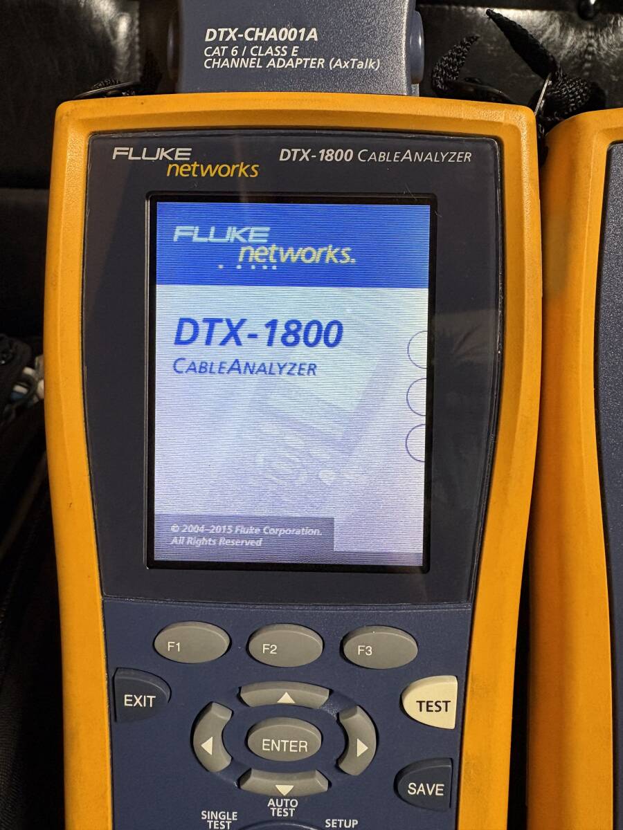 Fluke Networks DTX-1800 Cable Analyzer with Smart Remote Set (as-is) [j1246913578]