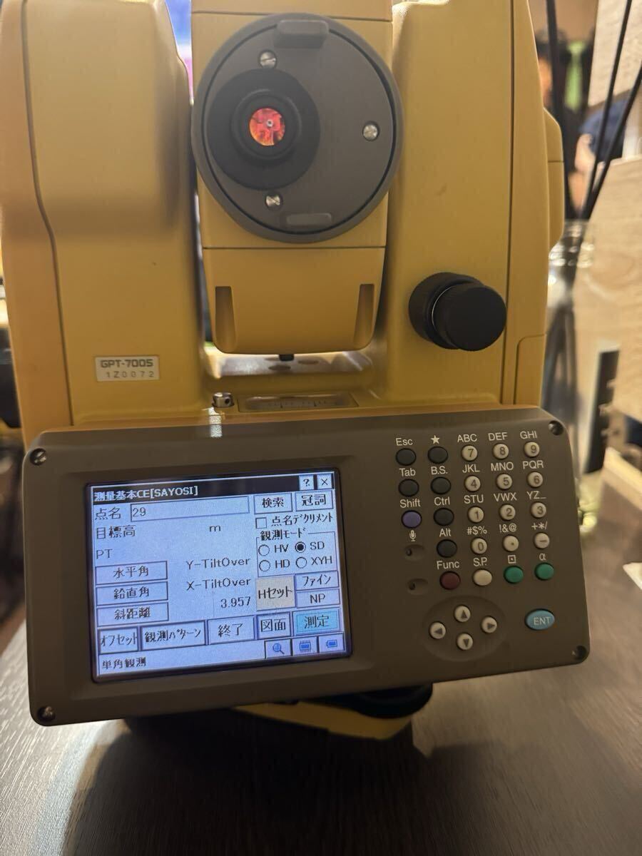 Topcon GPT-7005 Total Station with 3 Batteries and Charger [r1247182348]