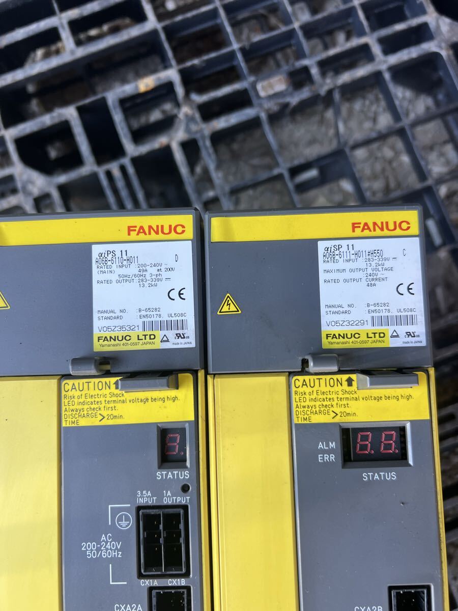 FANUC A06B-6110-H011 Servo Amplifier Set A06B-6111-H011#H550 C [v1247334311]