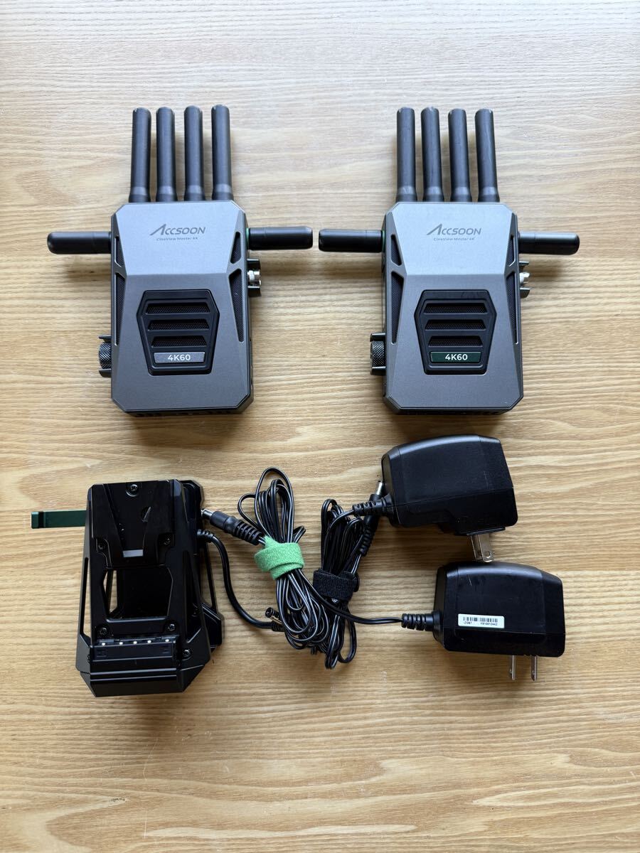 Accsoon Cineview Master Wireless Video Transmission System with V-Mount Adapter [h1247586710]
