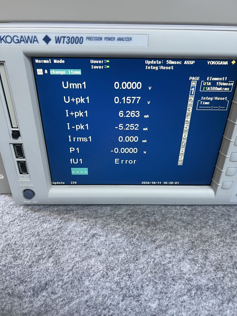Yokogawa WT3000 Precision Power Analyzer [d1247964362]