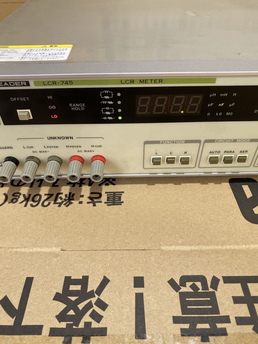 Leader LCR-745 LCR Meter [k1248799454]