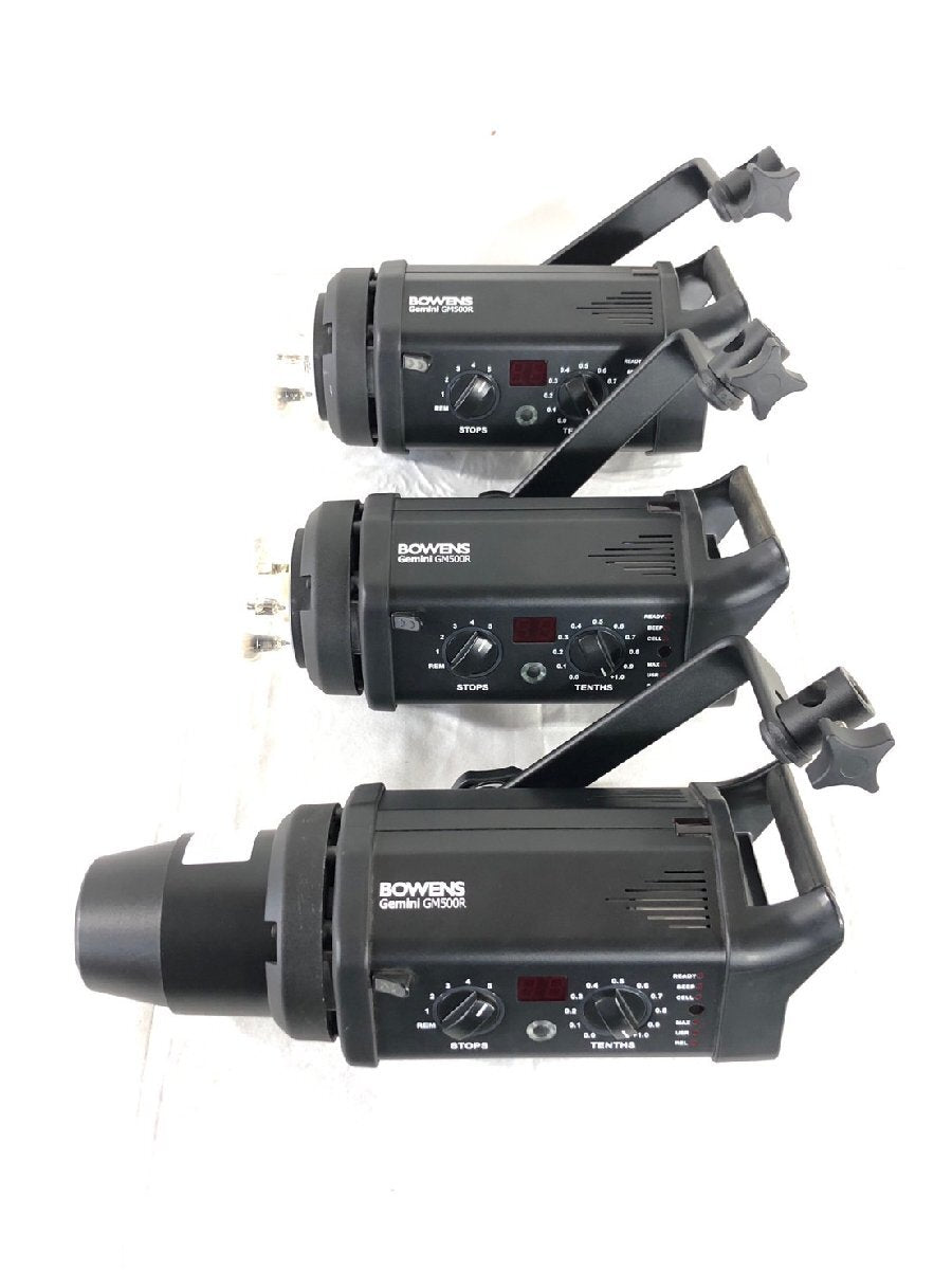 Bowens Gemini GM500R Studio Flash 3 pcs Set with TRAVELITE 750 [w1249318178]