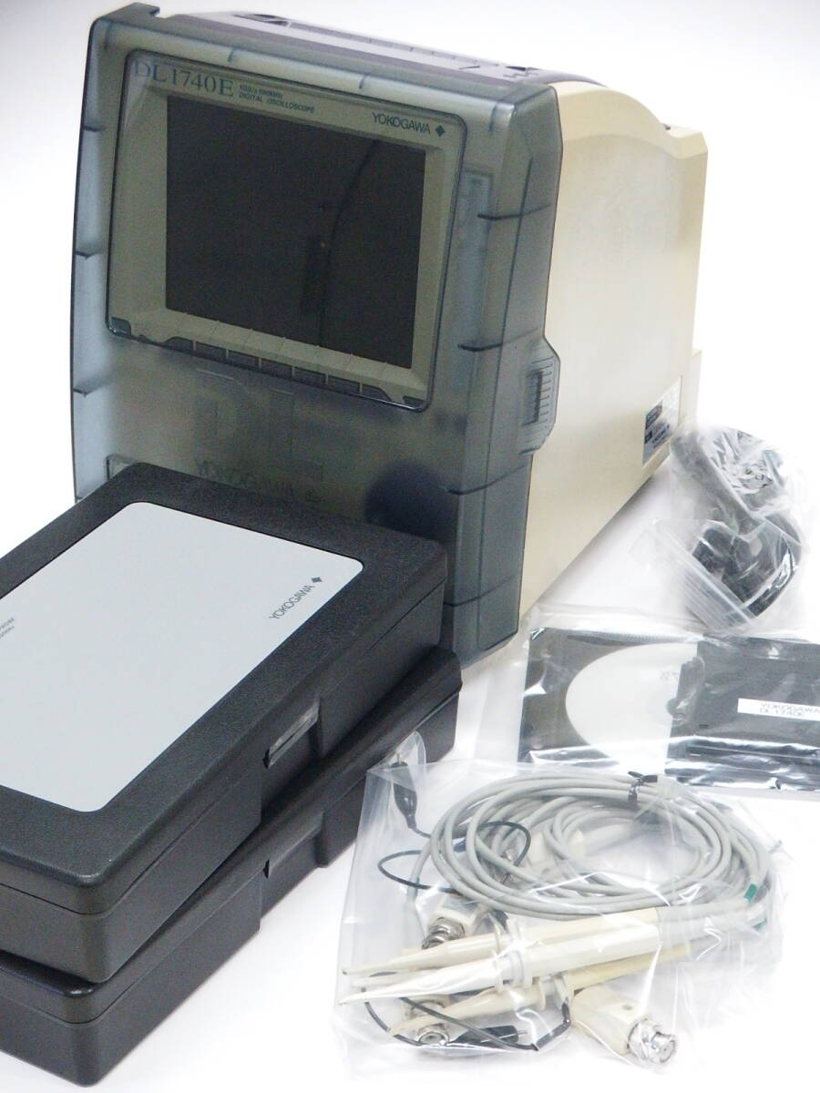 Yokogawa DL1740E Oscilloscope 500MHz 4ch with 2 FET Probes 5 Floppy Disks CD Manual [d1249330292]