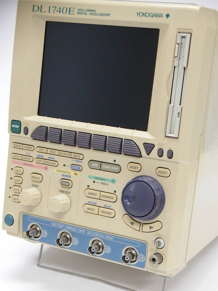 Yokogawa DL1740E Oscilloscope 500MHz 4ch with 2 FET Probes 5 Floppy Disks CD Manual [d1249330292]