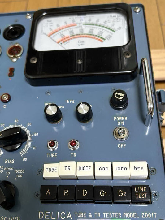 DELICA 2001T TR & Vacuum Tube Tester Rare [o1249708518]