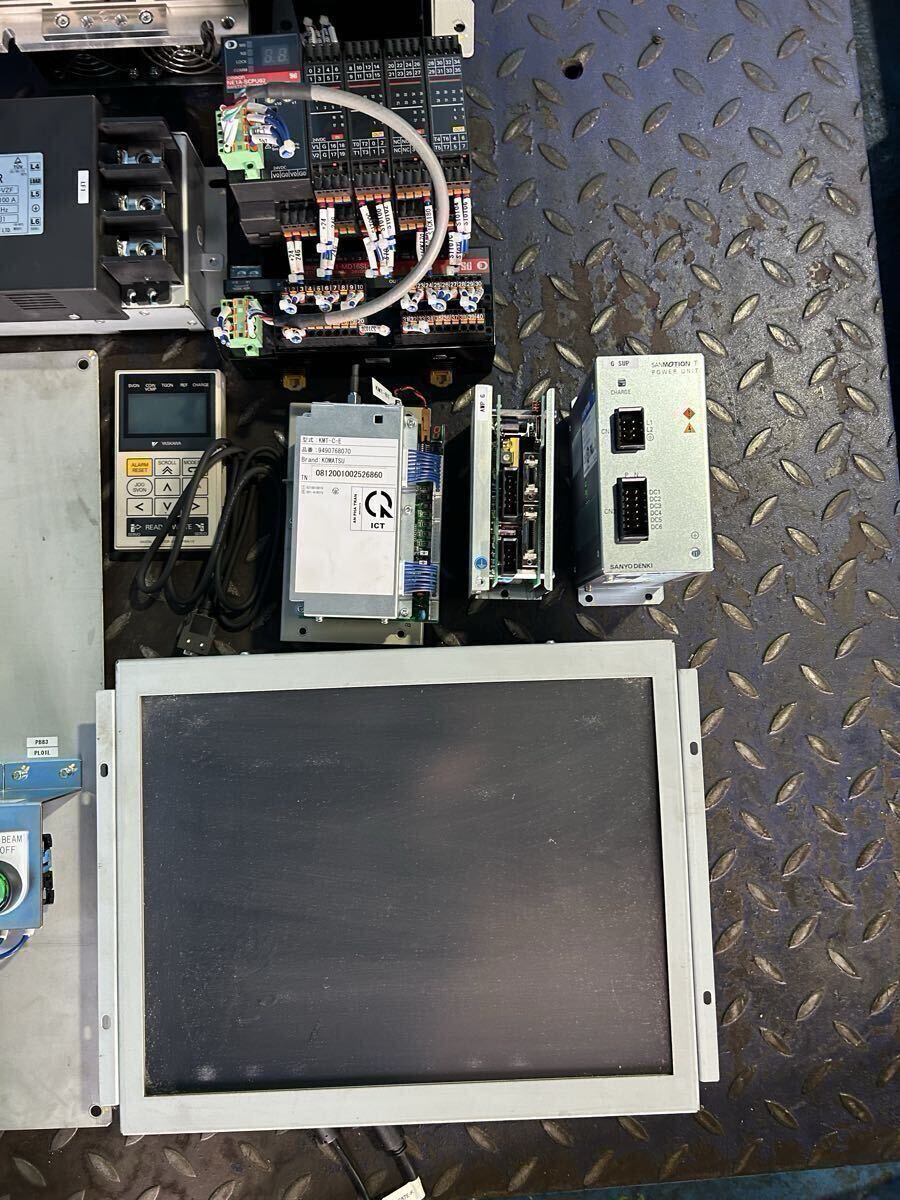 FANUC T5429 Electronic Component Screen Board with OMRON Komatsu Laser Processing Machine TLM-610F25F (for parts or not working) [j1249943543]