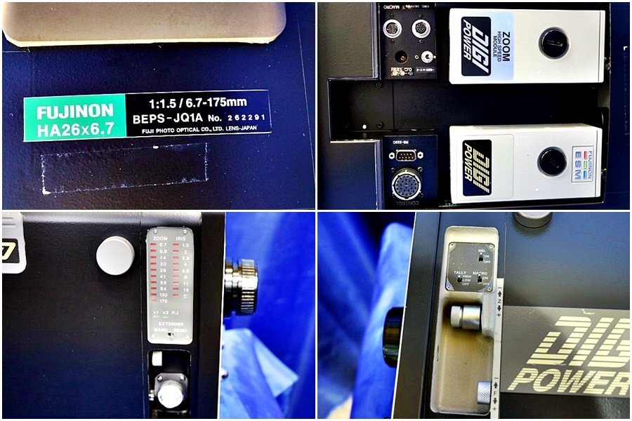 Fujinon DIGI POWER26 HA26x6.7 BEPS-JQ1A 26x HD Studio Lens Set of 2 + ERD-5A-G90A Zoom Demand Relay [c1185884630]