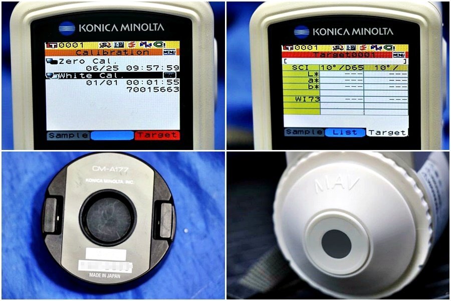 KONICA MINOLTA CM-700d Spectroscopic Colorimeter Carrying Case Manual CD Software [d1197647019]
