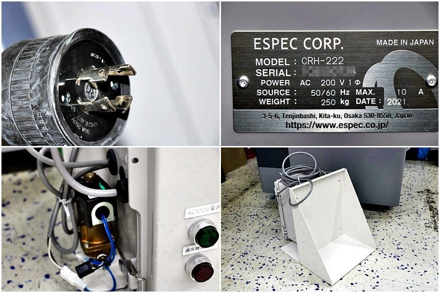 ESPEC CRH-222 Low Temperature and Humidity Unit Three-phase 200V with Water Leak Detection Box [e1205307028]