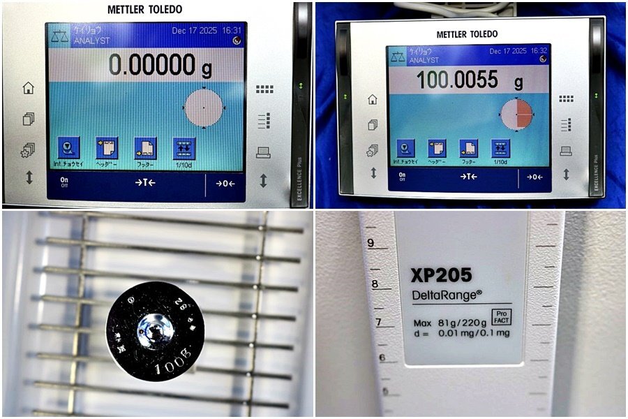 METTLER TOLEDO XPE205DRV Analytical Balance with Ionizer and RS-P25 Printer, Weighing Capacity 81g [1212774087]