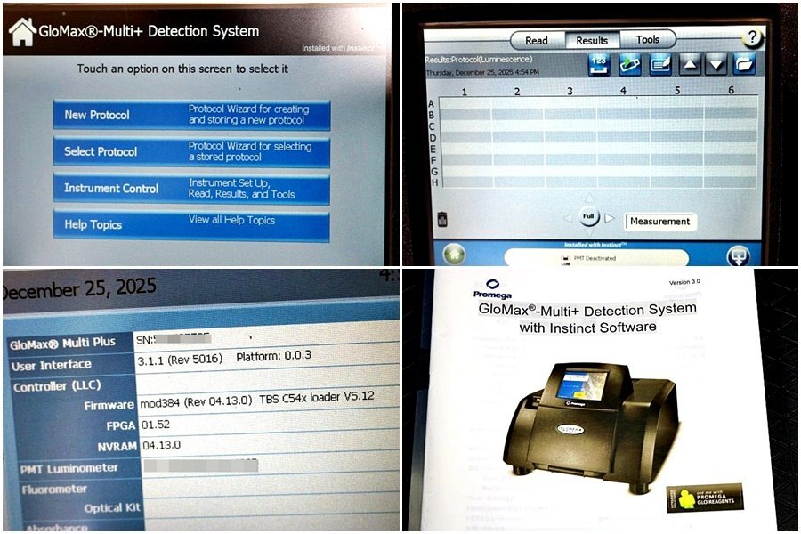 Promega GloMax-Multi+ E8032 E7081 Detection System Multiplate Reader Luminescence Fluorescence Absorption Analyzer [s1213861563]