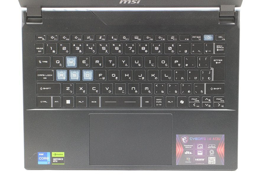 MSI Cyborg 14 A13UDX Laptop Core i7 13620H 32GB 1024GB WUXGA Win11 NVIDIA GeForce RTX3050 6GB [1218425345]