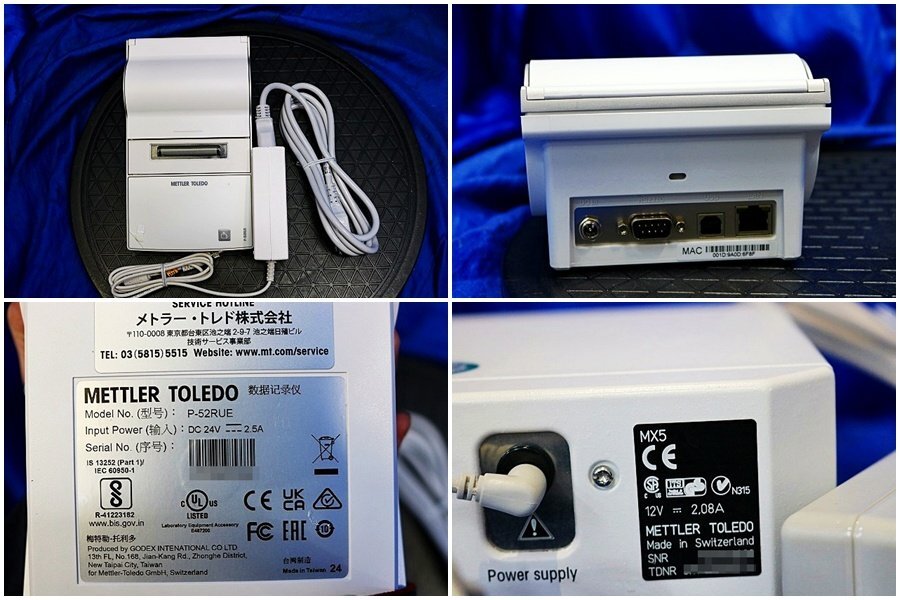 METTLER TOLEDO MX5+ Microbalance Printer RS-P42 Weighing Capacity 5.1g [k1219969724]