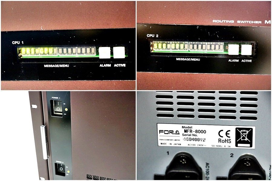 FOR.A MFR-8000 Multi-Format Routing Switcher with MFR-16SDO x6 MFR-16SDIA x9 [k1229676909]