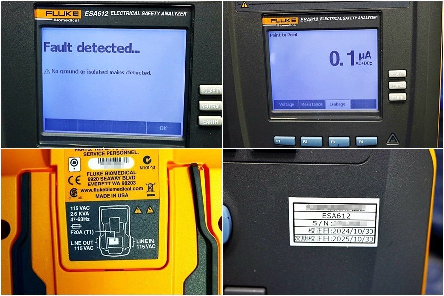 Fluke Biomedical ESA612 Electrical Safety Analyzer [j1234615673]