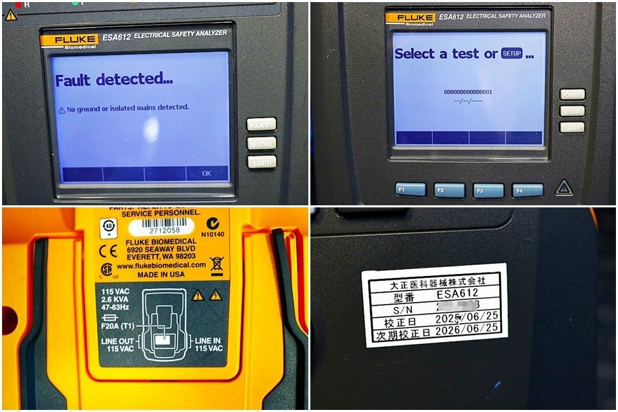 Fluke Biomedical ESA612 Electrical Safety Analyzer [b1234612266]