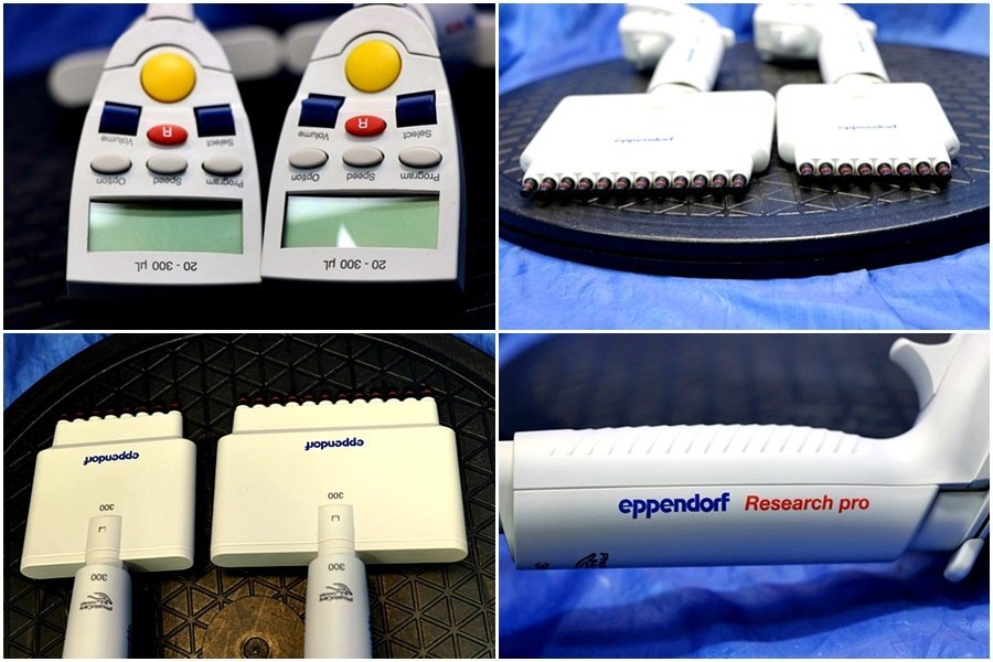 Eppendorf Research Pro Multichannel Pipette Set 20-300uL 5-100uL 0.5-10uL 6 Units [n1235819008]