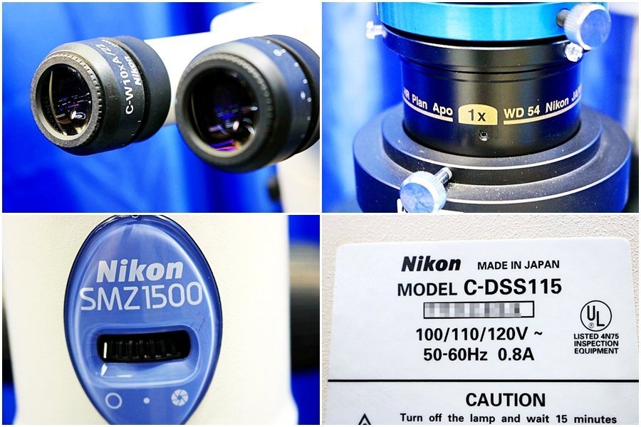 Nikon SMZ1500 Stereo Microscope with C-DSS115 HR Plan Apo 1x [k1237470041]