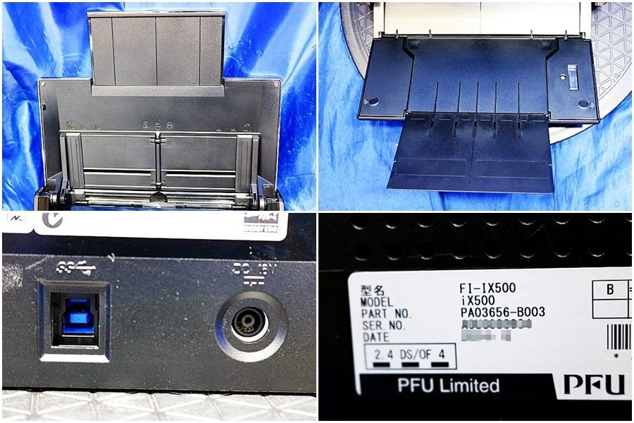 Fujitsu ScanSnap iX500 A4 Color Scanner 10 Units with AC Adapter [1239870824]